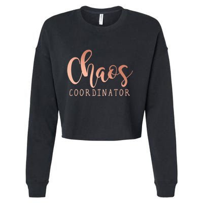 Chaos Coordinator Cropped Pullover Crew
