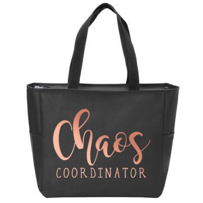 Chaos Coordinator Zip Tote Bag