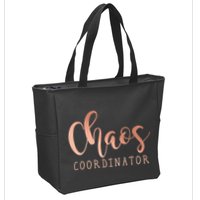 Chaos Coordinator Zip Tote Bag