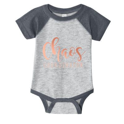 Chaos Coordinator Infant Baby Jersey Bodysuit