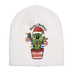 Christmas Cactus Cute Comfort Christmas Short Acrylic Beanie