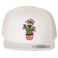 Christmas Cactus Cute Comfort Christmas Wool Snapback Cap