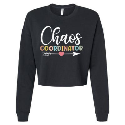 Chaos Coordinator Cropped Pullover Crew