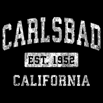Carlsbad California Ca Vintage Established Sports T-Shirt