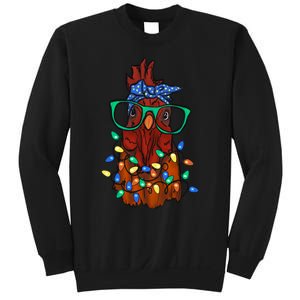 Christmas Chicken Cute Comfort Christmas Sweatshirt