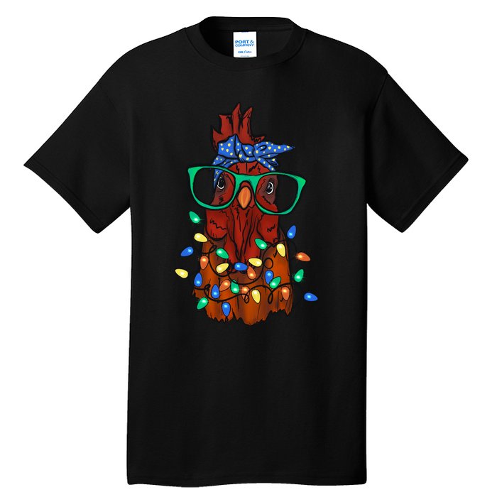 Christmas Chicken Cute Comfort Christmas Tall T-Shirt