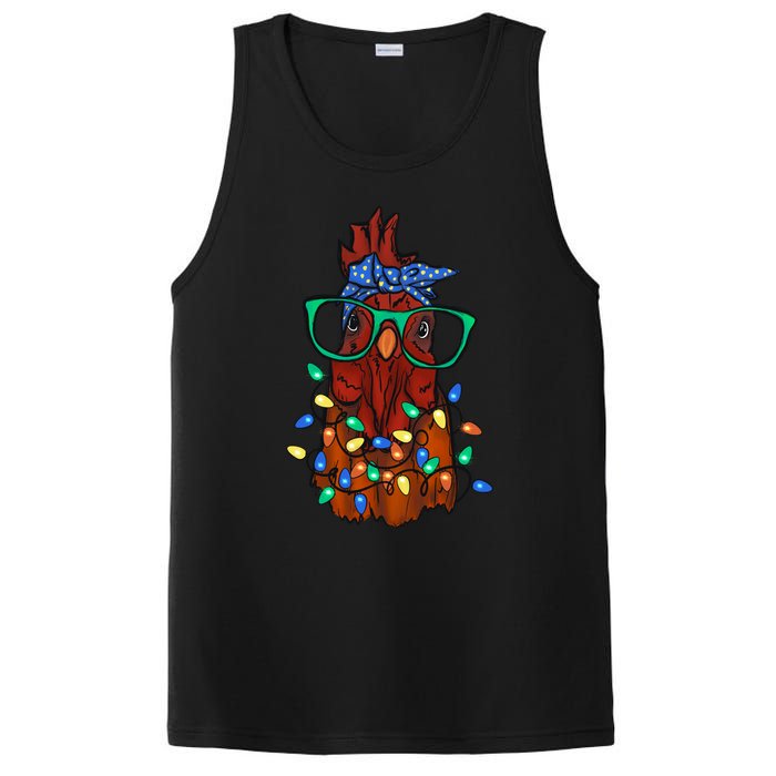 Christmas Chicken Cute Comfort Christmas PosiCharge Competitor Tank