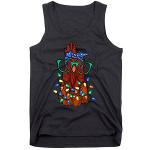 Christmas Chicken Cute Comfort Christmas Tank Top