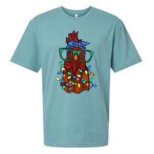 Christmas Chicken Cute Comfort Christmas Sueded Cloud Jersey T-Shirt