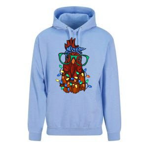 Christmas Chicken Cute Comfort Christmas Unisex Surf Hoodie