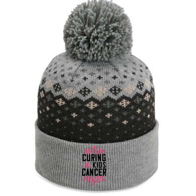 Curing Cancer The Baniff Cuffed Pom Beanie