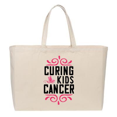 Curing Cancer Cotton Canvas Jumbo Tote