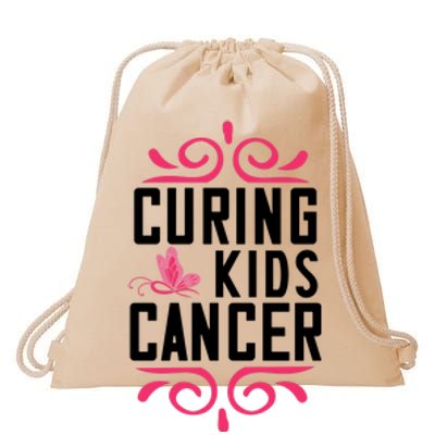 Curing Cancer Drawstring Bag