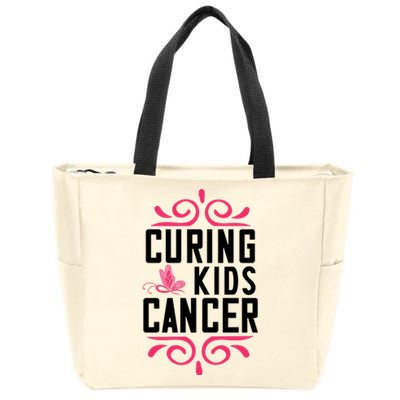 Curing Cancer Zip Tote Bag