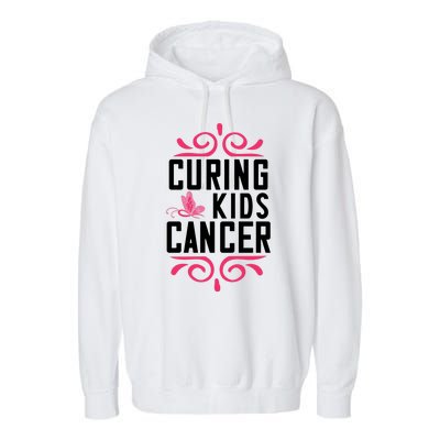 Curing Cancer Garment-Dyed Fleece Hoodie