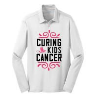 Curing Cancer Silk Touch Performance Long Sleeve Polo