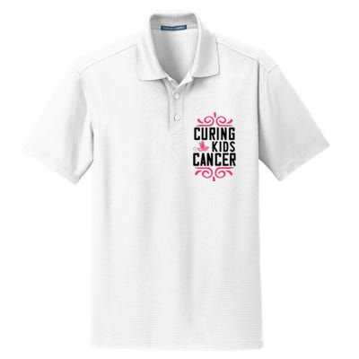 Curing Cancer Dry Zone Grid Polo