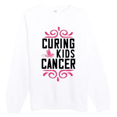 Curing Cancer Premium Crewneck Sweatshirt