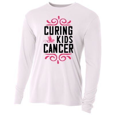 Curing Cancer Cooling Performance Long Sleeve Crew