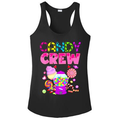 Candy Crew Candy Costume Candy Land Sweetie Ladies PosiCharge Competitor Racerback Tank