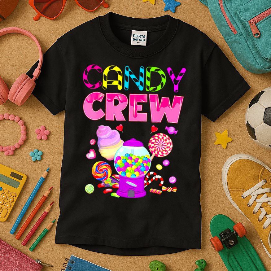 Candy Crew Candy Costume Candy Land Sweetie Kids T-Shirt