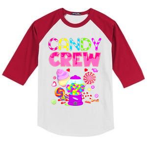 Candy Crew Candy Costume Candy Land Sweetie Kids Colorblock Raglan Jersey