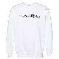 Cooter Canoe Christmas Purewick Sweater Funny Nurse Garment-Dyed Sweatshirt