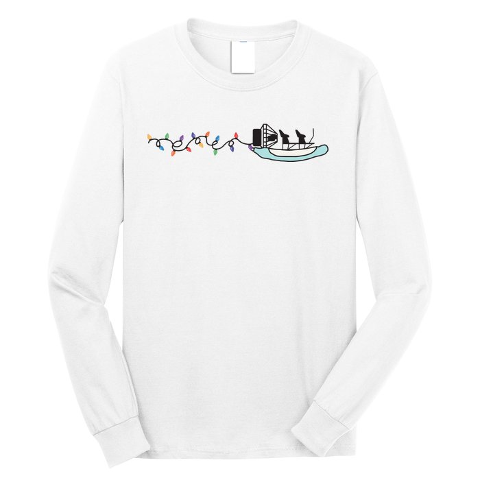 Cooter Canoe Christmas Purewick Sweater Funny Nurse Long Sleeve Shirt