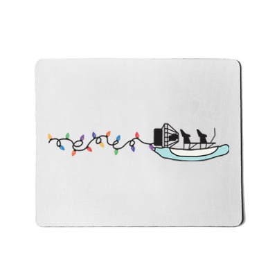 Cooter Canoe Christmas Purewick Sweater Funny Nurse Mousepad