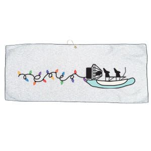 Cooter Canoe Christmas Purewick Sweater Funny Nurse Large Microfiber Waffle Golf Towel