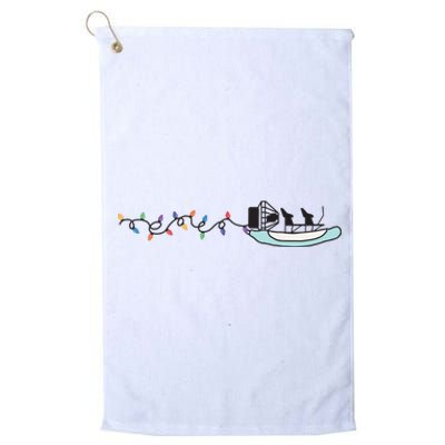 Cooter Canoe Christmas Purewick Sweater Funny Nurse Platinum Collection Golf Towel