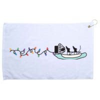 Cooter Canoe Christmas Purewick Sweater Funny Nurse Grommeted Golf Towel