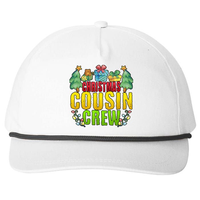 Christmas Cousin Crew Snapback Five-Panel Rope Hat