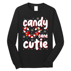 Cute Christmas Candy Cane Cutie Xmas Candy Cane Lover Long Sleeve Shirt