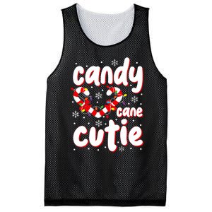 Cute Christmas Candy Cane Cutie Xmas Candy Cane Lover Mesh Reversible Basketball Jersey Tank