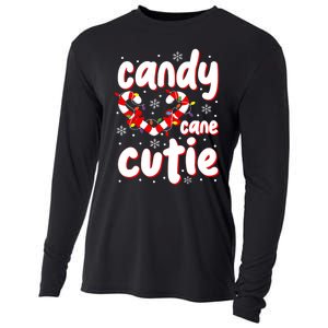 Cute Christmas Candy Cane Cutie Xmas Candy Cane Lover Cooling Performance Long Sleeve Crew