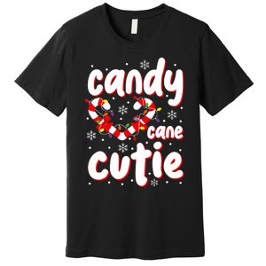 Cute Christmas Candy Cane Cutie Xmas Candy Cane Lover Premium T-Shirt