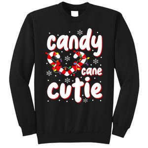 Cute Christmas Candy Cane Cutie Xmas Candy Cane Lover Tall Sweatshirt