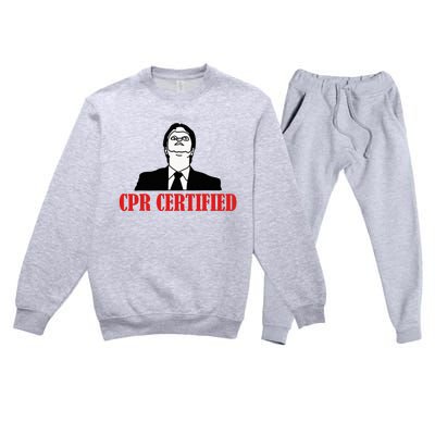 Cpr Certified Premium Crewneck Sweatsuit Set