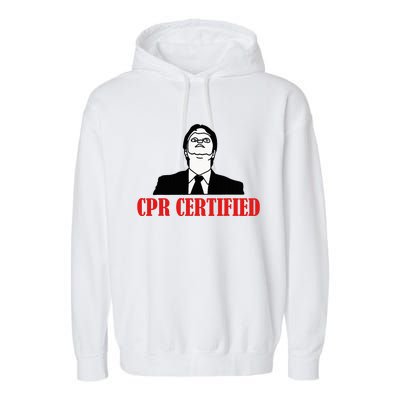 Cpr Certified Garment-Dyed Fleece Hoodie