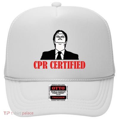 Cpr Certified High Crown Mesh Back Trucker Hat