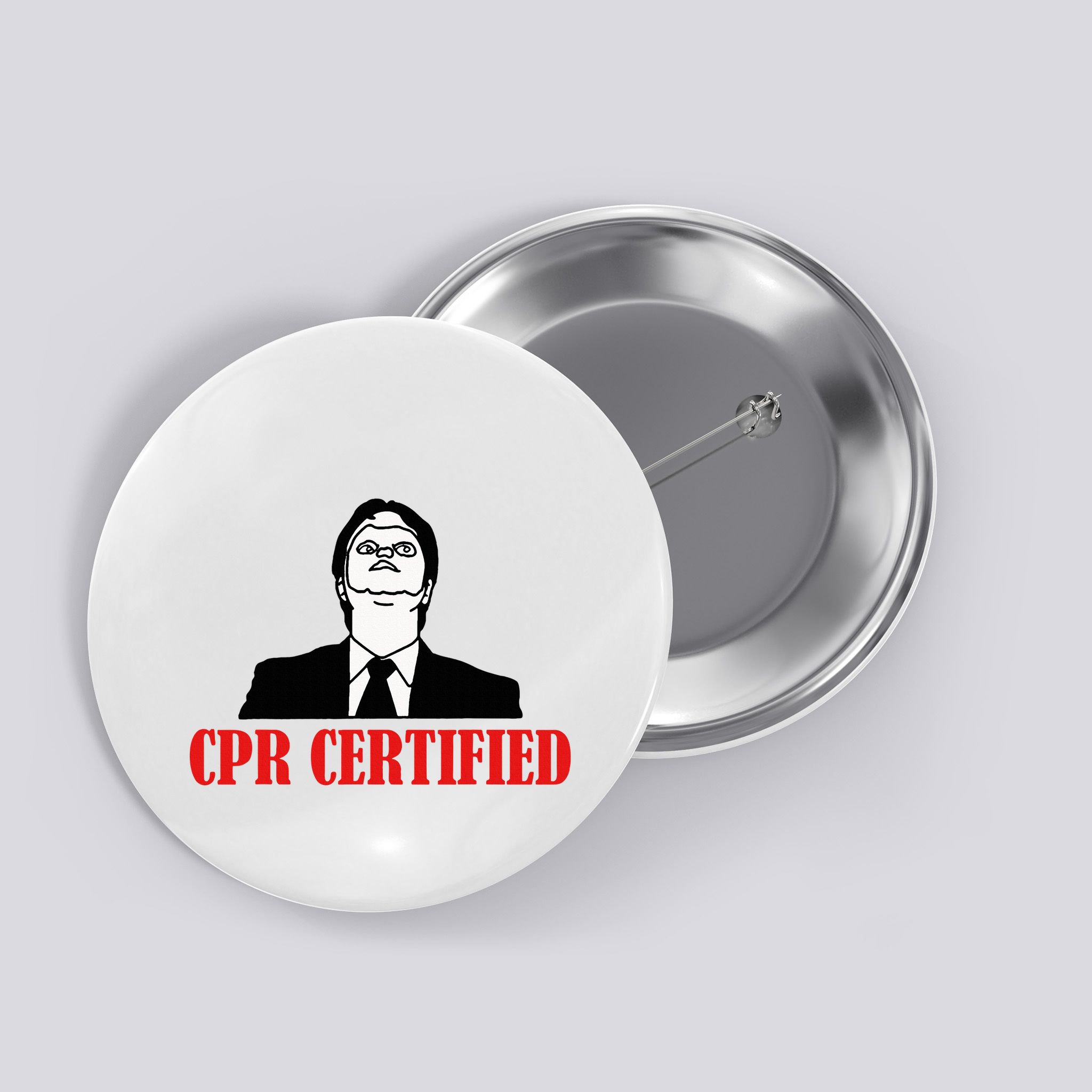 Cpr Certified Button