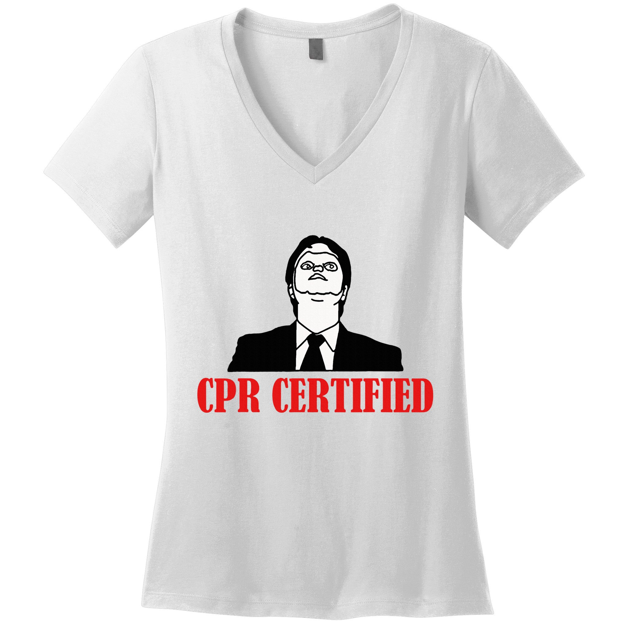 Cpr Certified Women's V-Neck T-Shirt