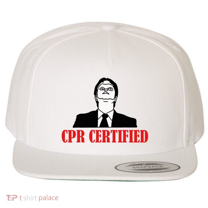 Cpr Certified Wool Snapback Cap