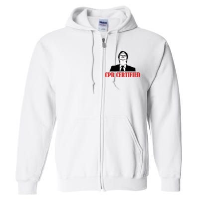 Cpr Certified Full Zip Hoodie