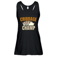 Cribbage Champ Card Game Players Ladies Essential Flowy Tank