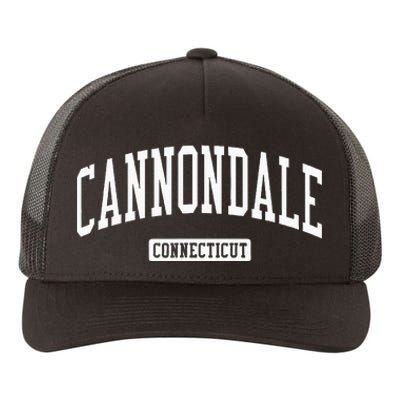 Cannondale Connecticut Ct Vintage Athletic Sports Design Yupoong Adult 5-Panel Trucker Hat