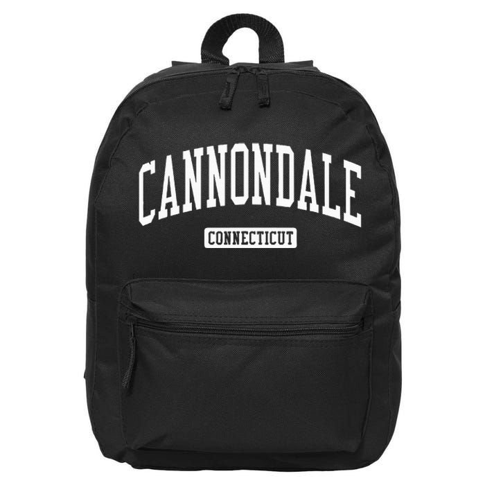 Cannondale Connecticut Ct Vintage Athletic Sports Design 16 in Basic Backpack