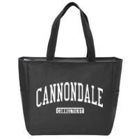 Cannondale Connecticut Ct Vintage Athletic Sports Design Zip Tote Bag