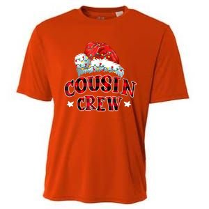 Christmas Cousin Crew Buffalo Red Plaid Pajamas Family Xmas Gift Cooling Performance Crew T-Shirt